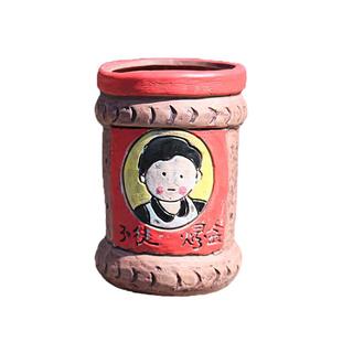 述息创意小老高桩多肉植物花盆手工手绘清新文艺简约可爱造型复古