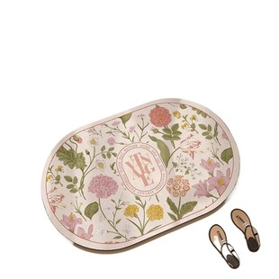 美式浴室门口硅藻泥吸水脚垫防滑地垫厕所卫生间进门地毯厨房阳台