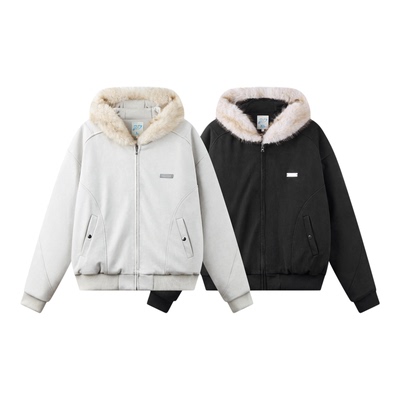 NARTALIY美式麂皮绒座山雕夹克