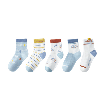 儿童袜子男童春夏季宝宝无骨袜