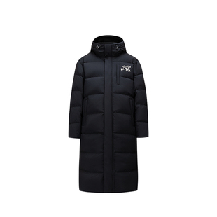 安踏凯里欧文中长款羽绒服冬季保暖防风休闲百搭外套男172611902