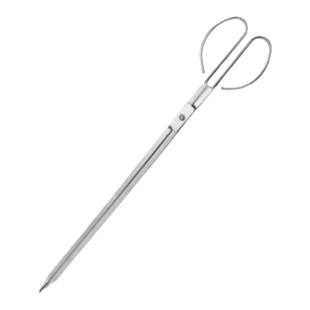 火钳夹家用烧火不锈钢钳火夹子碳夹锻打加厚柴火环卫老式垃圾夹