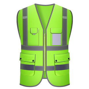 定做反光背心定制印logo工地马甲工程施工员反光衣环卫工作安全服