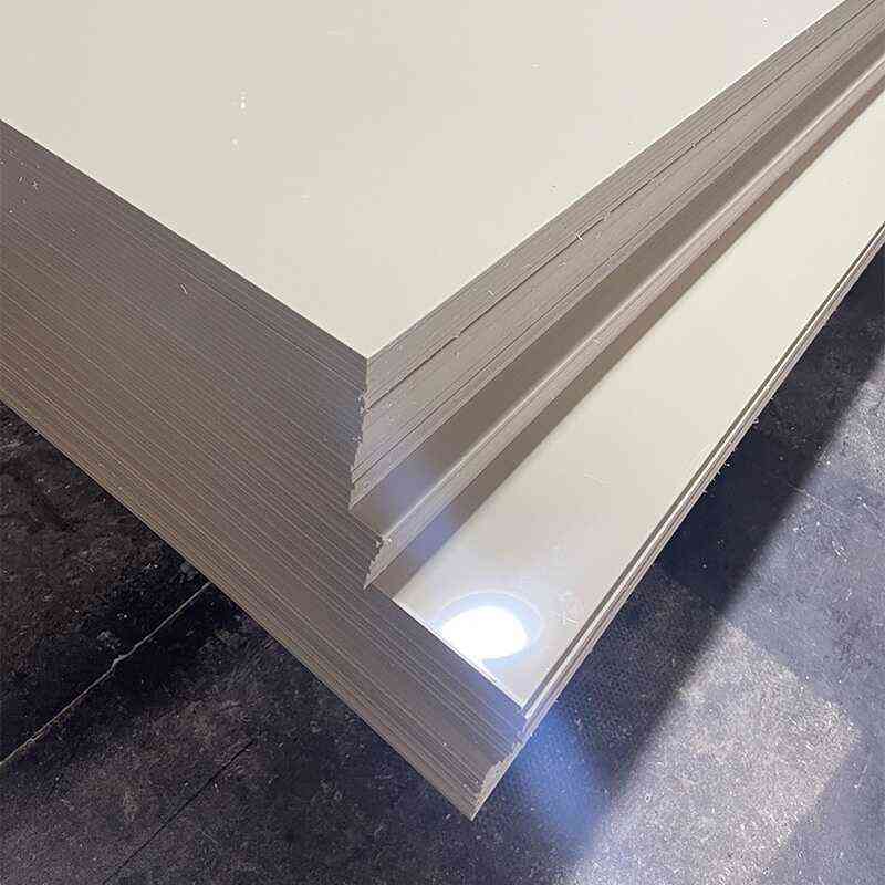 灰色PP板材塑料板米黄色PPR塑胶防水耐磨尼龙垫板水箱工程硬胶板