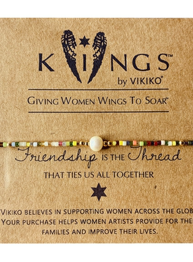 VIKIKO天然珍珠极细小手链茉莉色