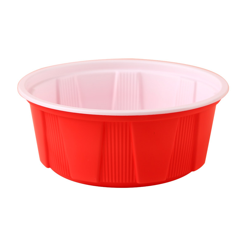 一次性饭碗红色麻辣烫打包盒