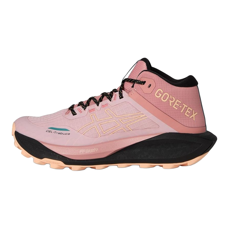 ASICS/亚瑟士女鞋登山鞋运动鞋Gel-Trabuco Mt Gtx跑步鞋高帮户外