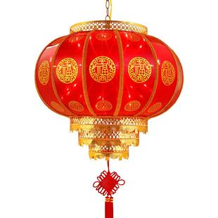 阳台红灯笼过新年2026别墅大门口吊灯春节乔迁户外旋转走马灯挂饰