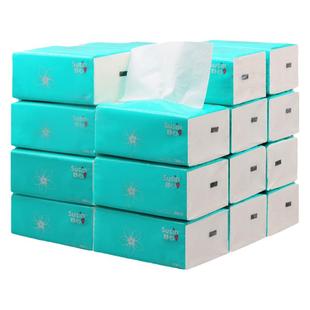 舒心纸巾抽纸家用实惠装整箱原木餐巾纸加厚柔软卫生纸婴儿擦手纸