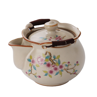 汝窑开片手抓壶盖碗茶杯家用功夫茶具泡茶杯家用单个高档2026新款