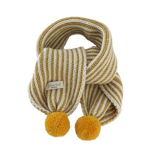 儿童围巾秋冬季男童韩版加厚条纹针织围脖小女孩宝宝保暖毛线围巾