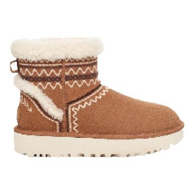 UGG厚底休闲经典迷你刺绣雪地靴