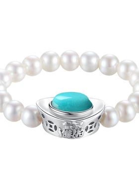 淡水珍珠小米珠招财进宝戒指