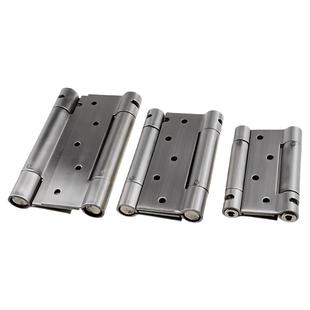 不锈钢弹簧合页自动关门自闭双向自由进出门回弹合页铰链内外开门