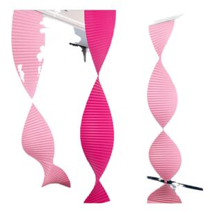 婚房布置装饰结婚瓦楞波浪纸花长条折纸挂件卧室客厅晨袍拍照道具