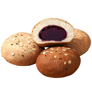 全麦巧克力夹心欧包减低脂肪0脂早餐面包无糖精无油代餐饱腹食品