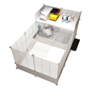 兔笼兔子专用笼子达洋兔窝家用大号荷兰猪豚鼠侏儒兔室内宠物别墅