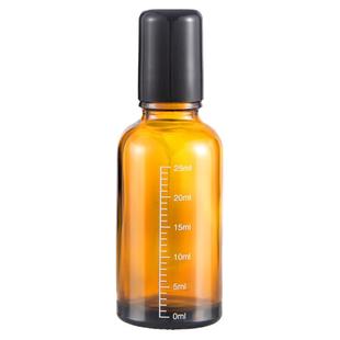 滚珠分装瓶避光精油瓶走珠上药器香水分装瓶玻璃刻度空瓶子风油精