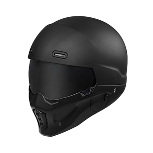 3C认证摩托车头盔男黑武士蝎子盔巡航机车复古全盔女四分之三半盔