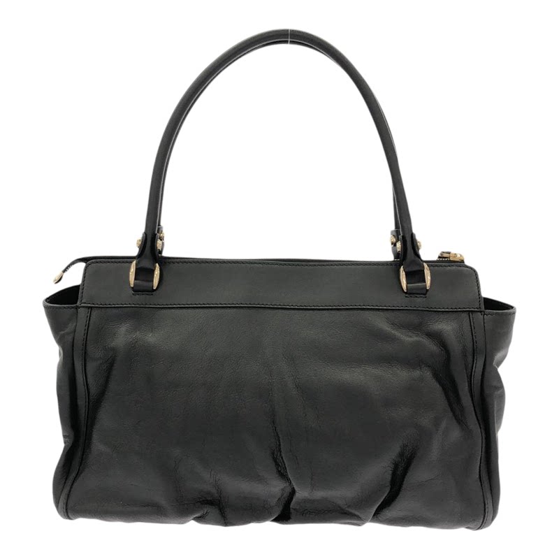 中古GUCCI古驰牛皮手提女包