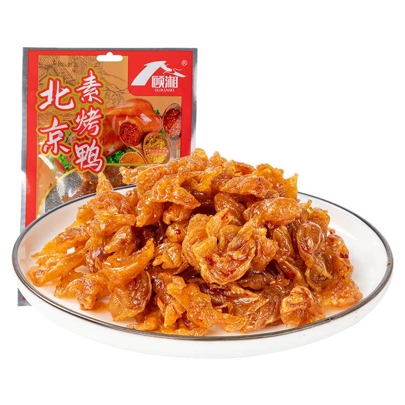 顾湘素北京烤鸭辣条儿时怀旧零食