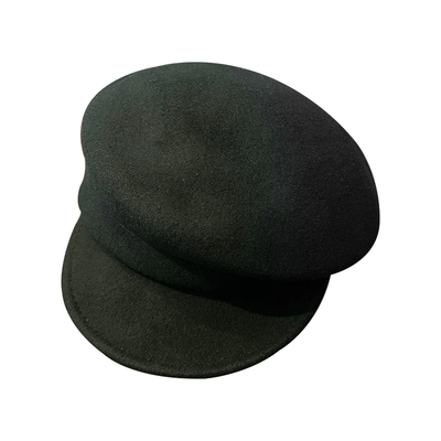 fever同款英伦风小众黑色贝雷帽