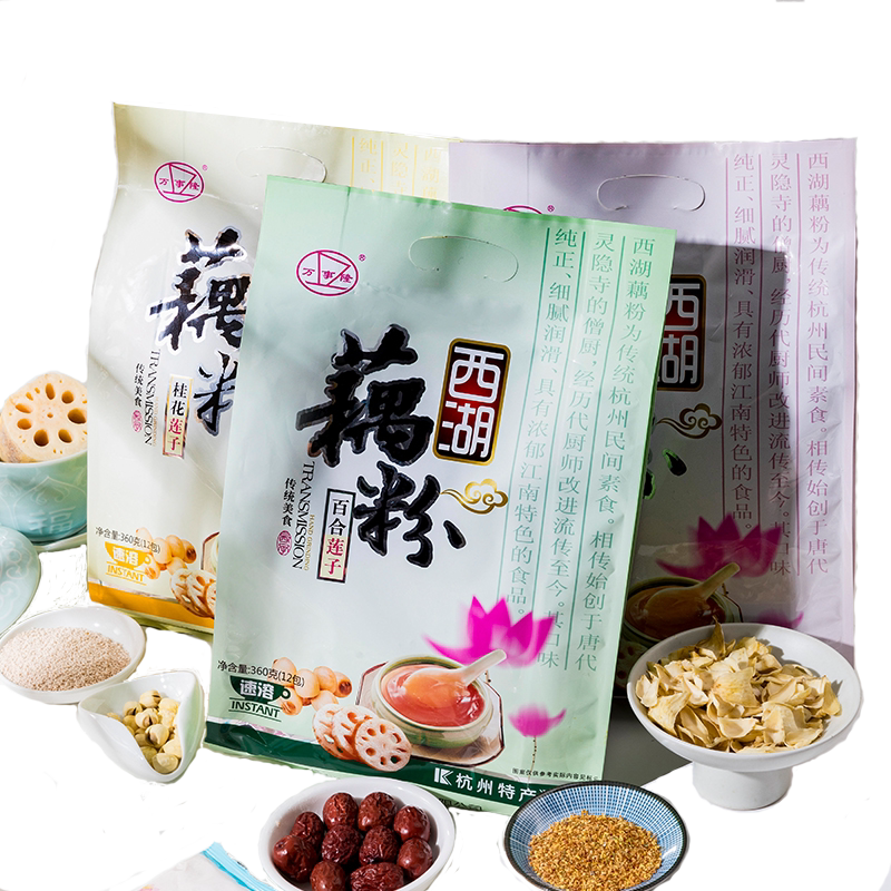 杭州老字号万隆果干食品桂花藕粉