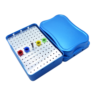 包邮牙科材料120孔72孔30孔车针消毒盒金属耐高温锉针高速车针架