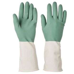 IKEA宜家林妮格乳胶橡胶手套洗碗刷盘洗衣服加厚防水家务清洁多色