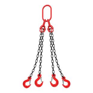 沪工起重链条吊索具吊钩吊链挂钩子吊环行车吊车吊装G80锰钢链条
