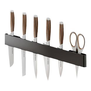 厨房刀架置物架碳钢免打孔壁挂刀座收纳架插刀家用置放菜刀架子