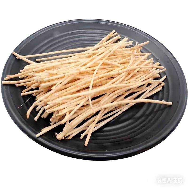 山东泰山带皮去皮新鲜白茅根茅草根丝茅根白毛根500g包邮正品干品