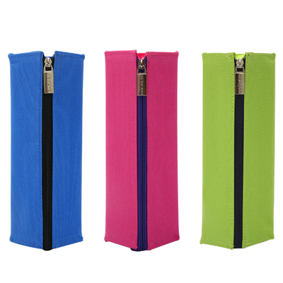 国誉方形对开大容量通用文具袋