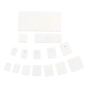 氧化铝陶瓷片TO-220 247 267高导热绝缘片三极管大功率散热陶瓷片