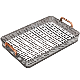 杯子茶具茶杯托盘轻奢茶盘家用长方形沥水盘水壶收纳新款沥水杯架