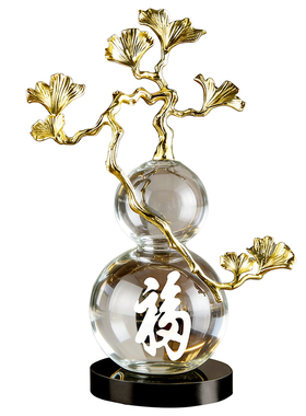 幸福吉祥葫芦摆件客厅高级感玄关电视柜酒柜装饰搬家乔迁新居礼物