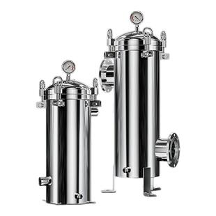 不锈钢袋式过滤器PP滤袋滤水罐浴池泥沙冷热水污水电泳电解液工业