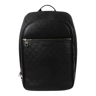 中古LV路易威登男包A级95新Backpack背包涂层/防水帆布双肩包黑色