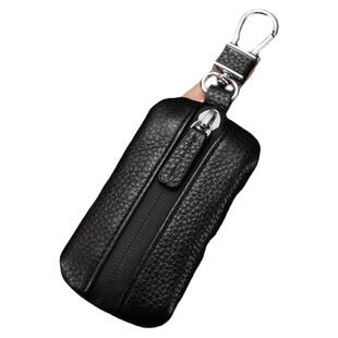 通用型钥匙包男款真皮质感大众车钥匙套荔枝纹防水拉链汽车钥匙套