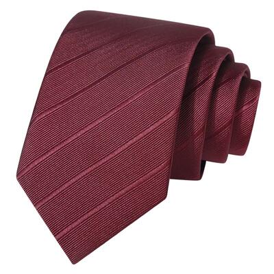 红色结婚领带男拉链式新郎婚礼