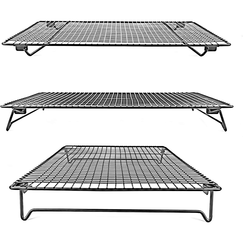 晾网可折叠蛋糕烘焙冷却架面包放凉架子饼加高网架商用置物架