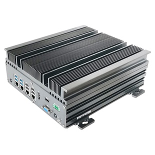 H110无风扇工控机i7-7700 i5-7500 i3-7100 双4K超高清4网全新7代