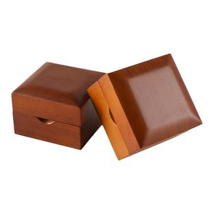 实木首饰盒手镯收纳盒礼盒项链包装盒木翡翠和田玉平安扣吊坠盒子