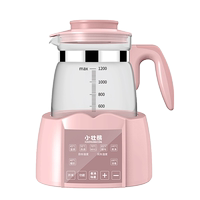 小壮熊 (XIAOZHUANGXIONG)恒温调奶器 1.2L 多功能恒温冲泡奶粉热水壶 养生壶 温奶暖奶器玻璃水壶 316L