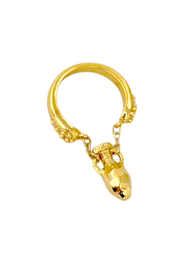 JILIFANG复古度假风时漂流瓶戒指