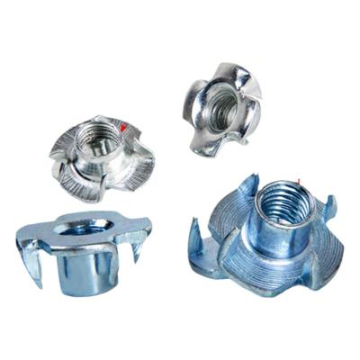 强强四爪螺母爪形螺母镶嵌镀锌