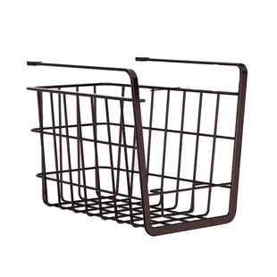 厨房橱柜置物架下挂加高悬空架挂钩免打孔吊篮储物架多功能收纳架