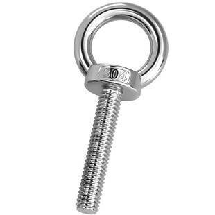 国标304不锈钢吊耳环形螺栓起重船用圆环O型螺钉加长吊环螺丝吊丝