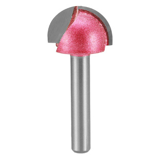 浪潮专业级3D圆底刀木工刀具6mm柄雕刻机锁孔刀数控合金铣刀开槽