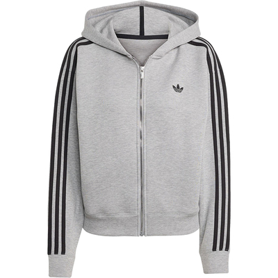 Adidas/阿迪达斯正品三叶草女士连帽宽松短款日常休闲外套JY2620